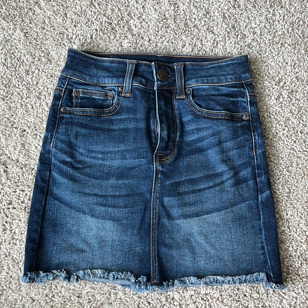 American Eagle High Waisted Denim Skirt